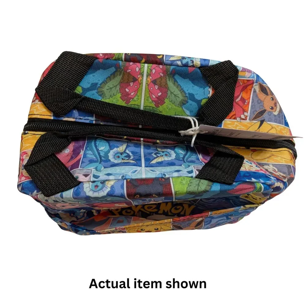 ⚡ PUMPOOSH Pokémon 2pc Backpack & Lunch Bag Set Pikachu Eevee NWT